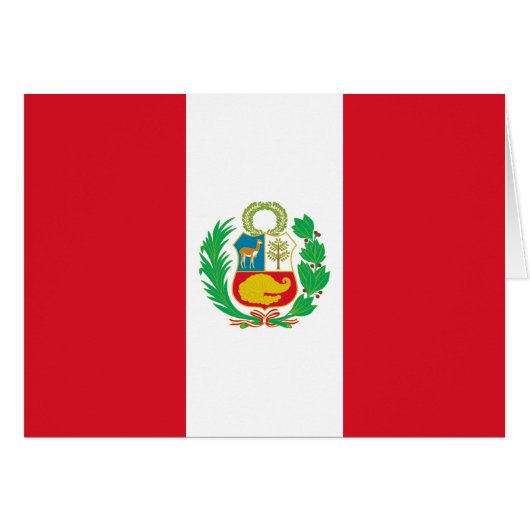 Drapeau du Pérou (Devant horizontal)