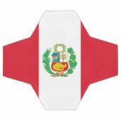 Drapeau du Pérou pour une balle de football patrio (Plat)