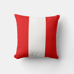 Drapeau du Pérou x Coussin du drapeau