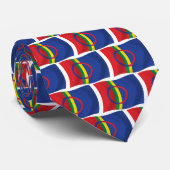 Drapeau du peuple Sami cravate (Roulé)
