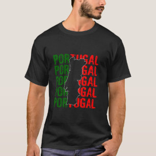 Drapeau du Portugal, T-shirt Portugal, T-shirt Por