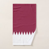 Drapeau du Qatar (Serviette à main)