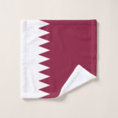 Drapeau du Qatar (Gant de toilette)