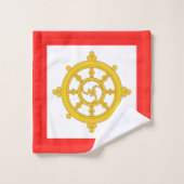 Drapeau du Royaume de Sikkim (Gant de toilette)