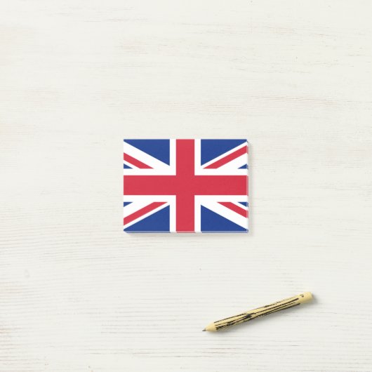 Drapeau du Royaume-Uni Post-it® Notes (Sur un bureau)