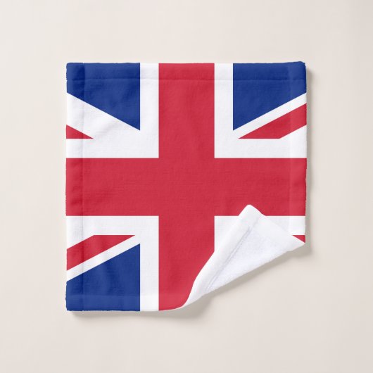 Drapeau du Royaume-Uni R-U (Gant de toilette)