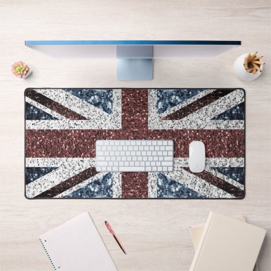Drapeau du Royaume-Uni Rustic vintage scintille pa (Bureau 1)