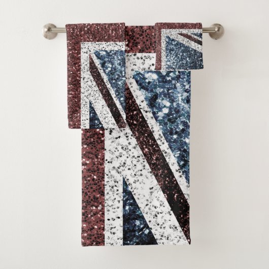 Drapeau du Royaume-Uni Rustic vintage scintille pa (En situation)