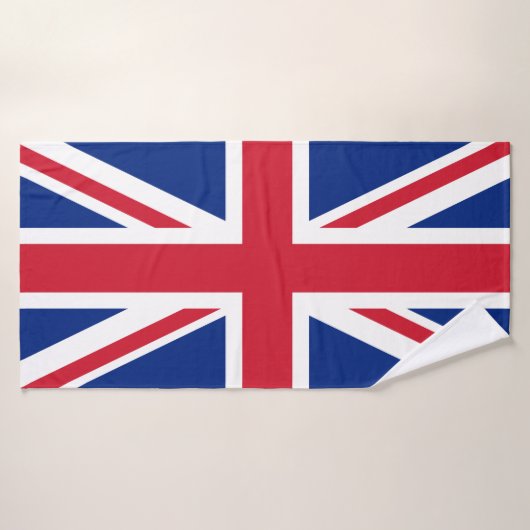 Drapeau du Royaume-Uni Union Jack (Serviette de bain)