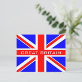Drapeau du Royaume-Uni Union Jack carte postale (Debout devant)
