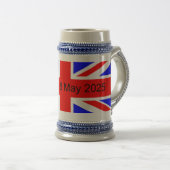 Drapeau du Royaume-Uni VE jour 2025 Mug (Devant droit)
