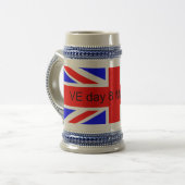 Drapeau du Royaume-Uni VE jour 2025 Mug (Devant gauche)