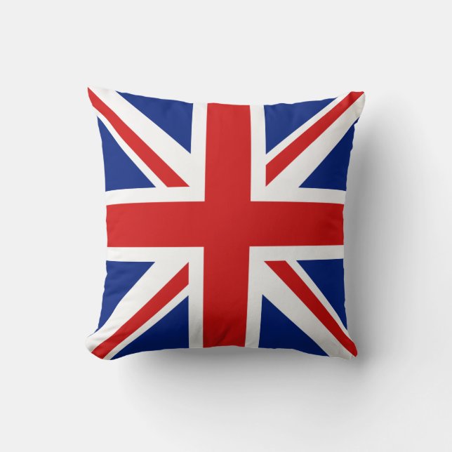 Drapeau du Royaume-Uni x Coussin de drapeau (Recto)
