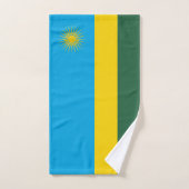 Drapeau du Rwanda (Serviette à main)