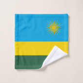 Drapeau du Rwanda (Gant de toilette)