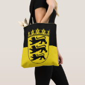 Drapeau du Sac fourre-tout du Bade-Wurtemberg (De près)