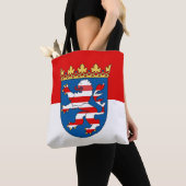 Drapeau du Sac fourre-tout Hesse (De près)