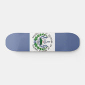 Drapeau du Salvador Skateboard (Horz)