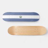 Drapeau du Salvador Skateboard (Horz)