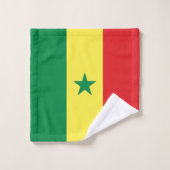 Drapeau du Sénégal (Gant de toilette)