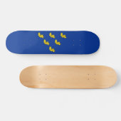Drapeau du skateboard du Sussex (Horz)