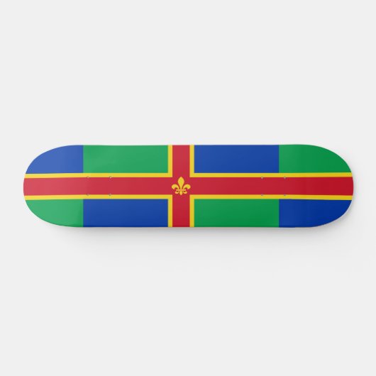 Drapeau du skateboard Lincolnshire (Horz)