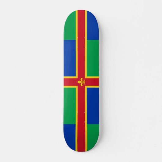 Drapeau du skateboard Lincolnshire (Devant)