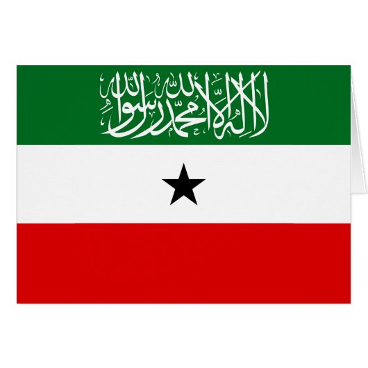 Drapeau du Somaliland (Devant horizontal)