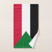 Drapeau du Soudan (Serviette à main)
