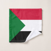 Drapeau du Soudan (Gant de toilette)