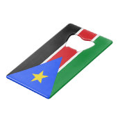 Drapeau du Soudan du Sud (Devant Angle)