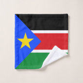 Drapeau du Soudan du Sud (Gant de toilette)