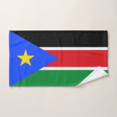 Drapeau du Soudan du Sud (Serviette à main)