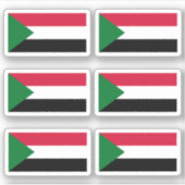 Drapeau du Soudan - une collection Sticker (Devant)