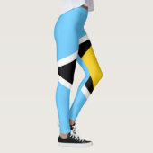 Drapeau du St Lucia legging (Droite)