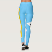 Drapeau du St Lucia legging (Dos)