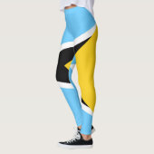 Drapeau du St Lucia legging (Gauche)