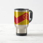 Drapeau du Staffordshire Travel Mug (Devant droit)