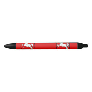 Drapeau du stylo noir de basse-Saxe