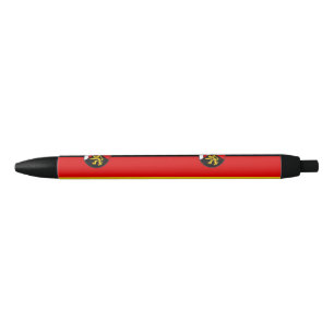 Drapeau du stylo noir de Rhénanie-Palatinat