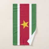 Drapeau du Suriname (Serviette à main)