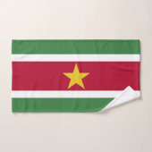 Drapeau du Suriname (Serviette à main)