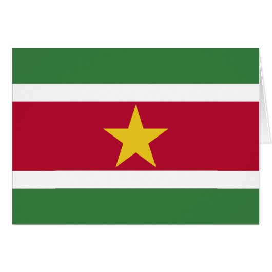 Drapeau du Suriname (Devant horizontal)
