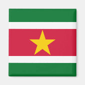 Drapeau du Suriname Magnet (Devant)