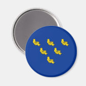Drapeau du Sussex Magnet (Recto/Verso)