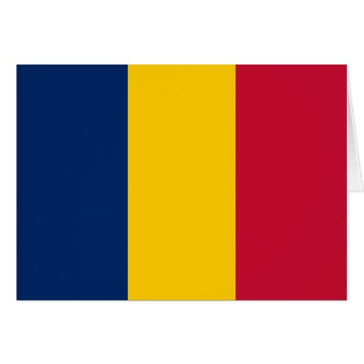 Drapeau du Tchad (Devant horizontal)