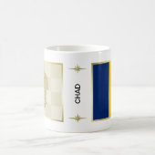 Drapeau du Tchad + Tasse de carte (Centre)