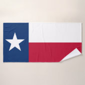 Drapeau du Texas (Serviette de bain)