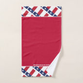 DRAPEAU DU TEXAS Étoile Solitaire Écriture personn (Serviette à main)