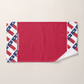 DRAPEAU DU TEXAS Étoile Solitaire Écriture personn (Serviette à main)